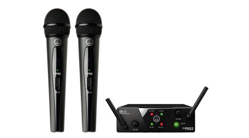 Micro không dây AKG WMS40MINI2 dành cho karaoke gia đình và biểu diễn 