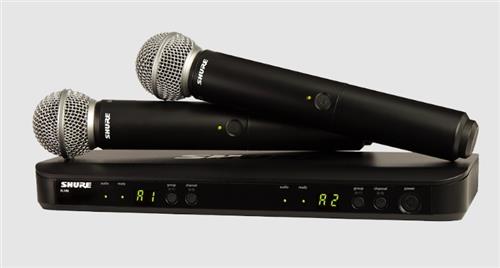 SHURE BLX288A/SM58 Micro không dây cao cấp dành cho karaoke gia đình