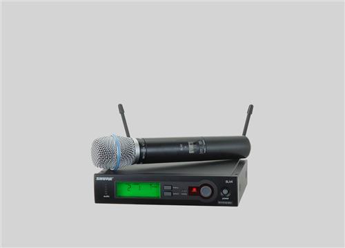 SHURE SLX24A/BETA87 Bộ micro không dây cao cấp dành cho karaoke gia đình