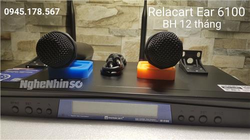 Micro không dây Relacart ER-6100 chính hãng cho karaoke, biểu diễn
